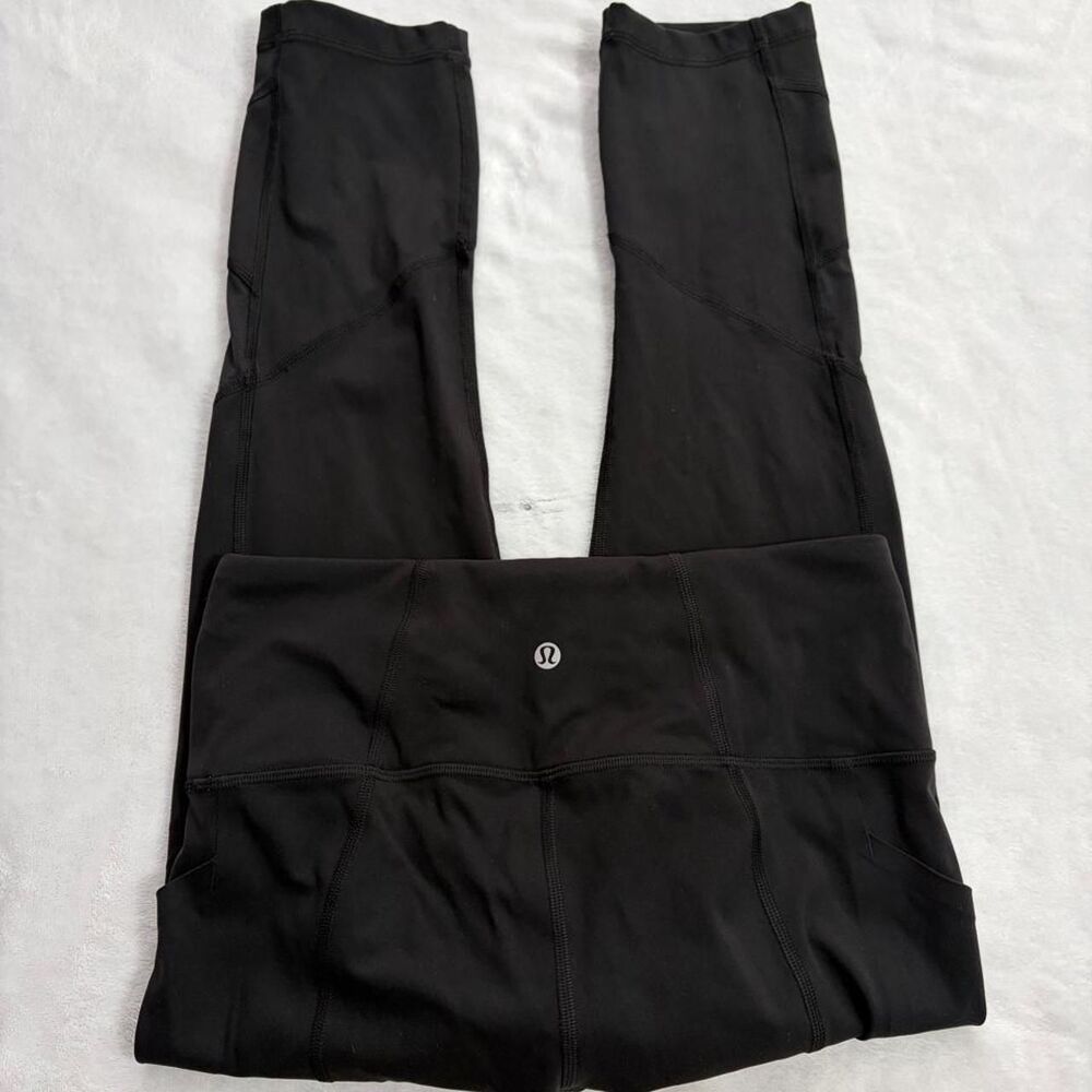 Lululemon Pace Rival High Rise Crop Leggings Women 6 Loungewear Casual Athletic